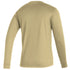 Georgia Tech Yellow Jackets Adidas Tech Football Long Sleeve T-Shirt in Sand - Back View