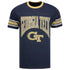Georgia Tech Yellow Jackets Under Arch Franklin T-Shirt in Navy - Front View