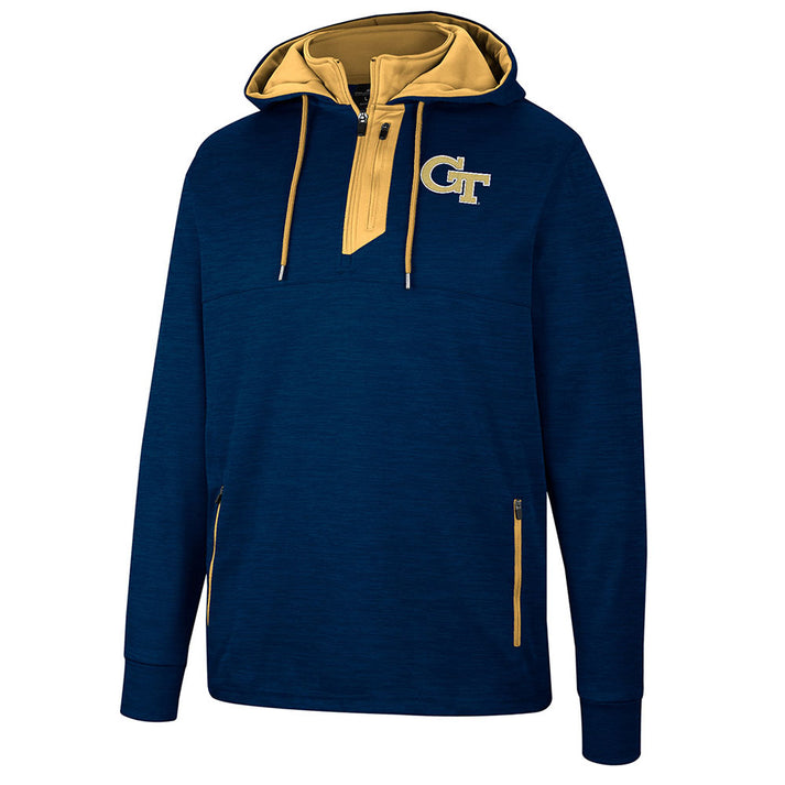 Georgia Tech Yellow Jackets 1/4 Zip Marled Jacket – Georgia Tech ...