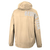 Georgia Tech Yellow Jackets Two Tone 1/4 Zip Jacket in Gold and White - Back View