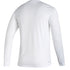 Georgia Tech Yellow Jackets Adidas Football Long Sleeve T-Shirt in White - Back View