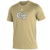 Georgia Tech Yellow Jackets Adidas Creator GT T-Shirt in Sand - Front View