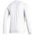 Georgia Tech Yellow Jackets Adidas Basketball White Long Sleeve T-Shirt - Back View