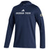 Georgia Tech Yellow Jackets Adidas Stadium Hooded Long Sleeve T-Shirt in Navy - Front View