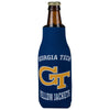 Georgia Tech Yellow Jackets Primary Bottle Coozie - Front View