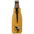 Georgia Tech Yellow Jackets Primary Bottle Coozie - Back View, with mascot and zipper
