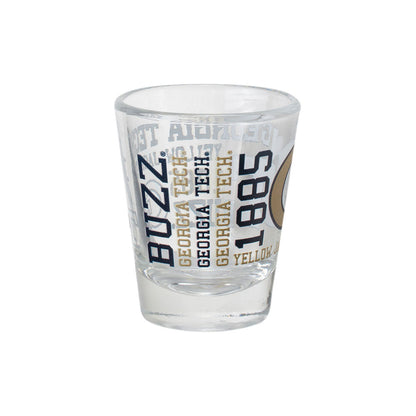 Georgia Tech Yellow Jackets 2 Oz. Spirit Shot Glass - Right View