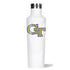 Georgia Tech Yellow Jackets 16 Oz. Gloss Canteen in White - Front View
