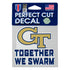 Georgia Tech Yellow Jackets 4" x 4" Perfect Cut Together Decal