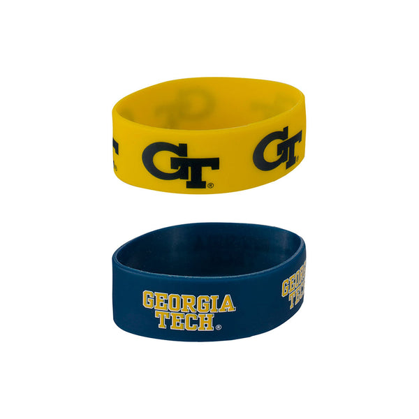 Georgia Tech Yellow Jackets 2-Pack Bracelets in Yellow and Navy