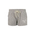 Ladies Georgia Tech Yellow Jackets Rally Shorts in Grey - Front View