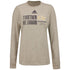 Ladies Georgia Tech Adidas "Together We Swarm" Long Sleeve T-Shirt in Gray - Front View