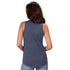 Georgia Tech Yellow Jackets Ladies Tr-Blend Tank in Navy - Back View
