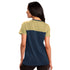 Ladies Georgia Tech Yellow Jackets Box Score Navy T-Shirt - Back View