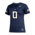 Ladies Georgia Tech Navy #0 Football Jersey - Front View