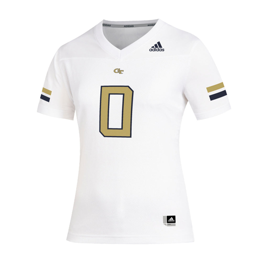 Men's adidas White Georgia Tech Yellow Jackets Sideline Football Ultimate  climalite T-Shirt