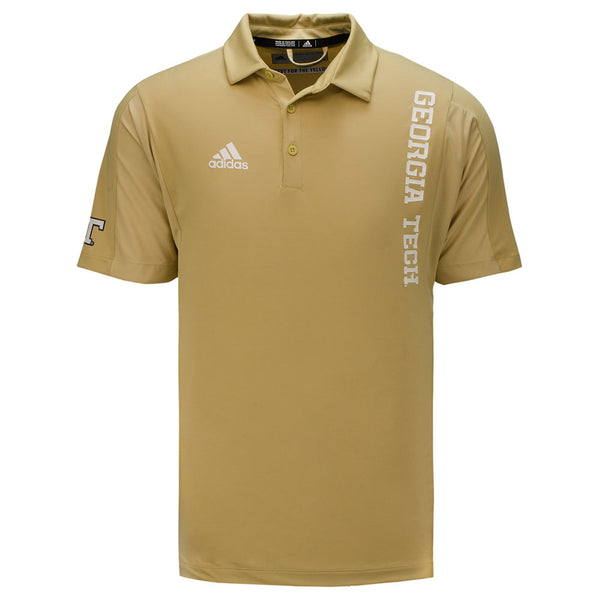 Georgia Tech Yellow Jackets Gold Coordinator Polo in Gold - Front View
