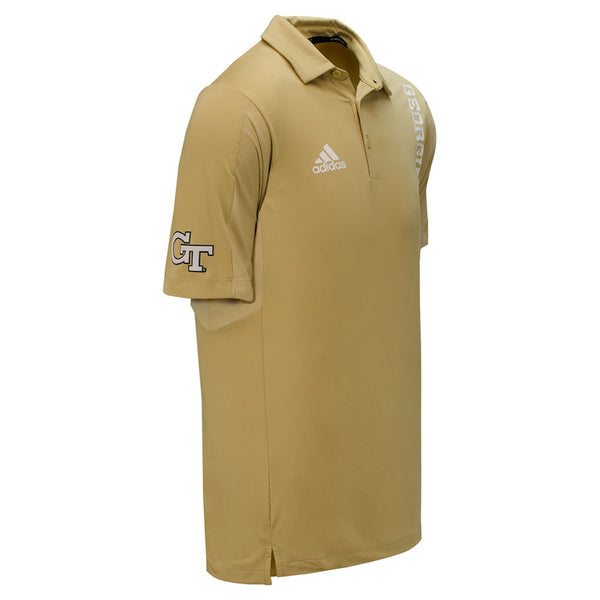 Georgia Tech Yellow Jackets Gold Coordinator Polo in Gold - Side View