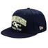 Georgia Tech Yellow Jackets Stacked Navy Adjustable Hat - Front Right View