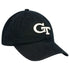 Georgia Tech Yellow Jackets Echo Unstructured Adjustable Hat in Black - Right View