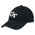 Georgia Tech Yellow Jackets Echo Unstructured Adjustable Hat in Black - Left View