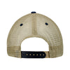 Georgia Tech Yellow Jackets Veritas Mesh Unstructured Adjustable Hat in Navy - Back View