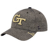 Georgia Tech Yellow Jackets Runner Up Flex Hat in Gray - Left View
