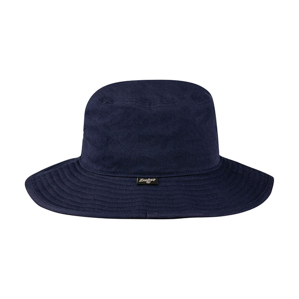 Georgia Tech Yellow Jackets Trainer Bucket Hat in Navy - Back View