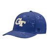 Georgia Tech Yellow Jackets OHT Camouflage Navy Flex Hat - Front Right View