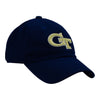 Georgia Tech Yellow Jackets Adidas Primary Logo Navy Adjustable Hat - Right View