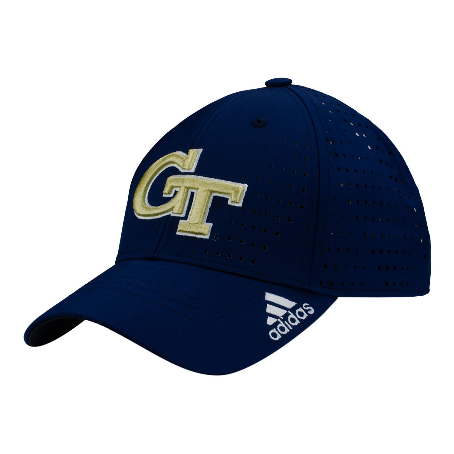 Georgia Tech Yellow Jackets Adidas Laser Perforated Adjustable Ha Georgia Tech Official Online Store