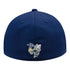 Georgia Tech Yellow Jackets Adidas Primary Logo Sand Fitted Hat - Back View