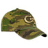 Georgia Tech Yellow Jackets Cleanup Camo Adjustable Hat - Front/Side View