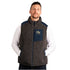 Georgia Tech Yellow Jackets Power Hitter Reversible Vest in Grey - Front View