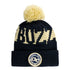 Georgia Tech Yellow Jackets Sport Cuffed Knit Hat in Black - Front View