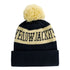 Georgia Tech Yellow Jackets Sport Cuffed Knit Hat in Black - Back View