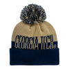 Georgia Tech Yellow Jackets Adidas Two Tone Knit Hat - Front View