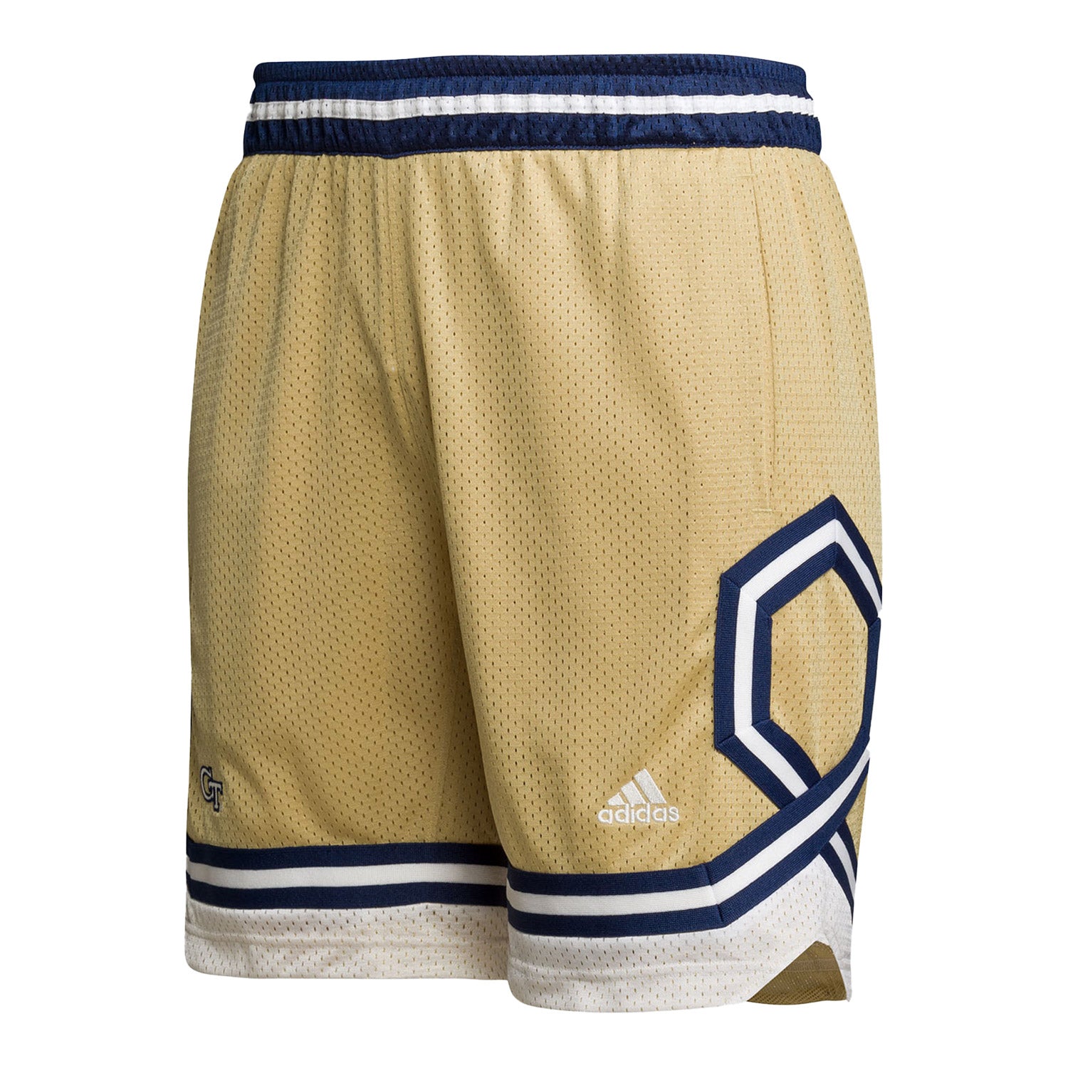 Georgia Tech Yellow Jackets Adidas Swingman Shorts - Front View