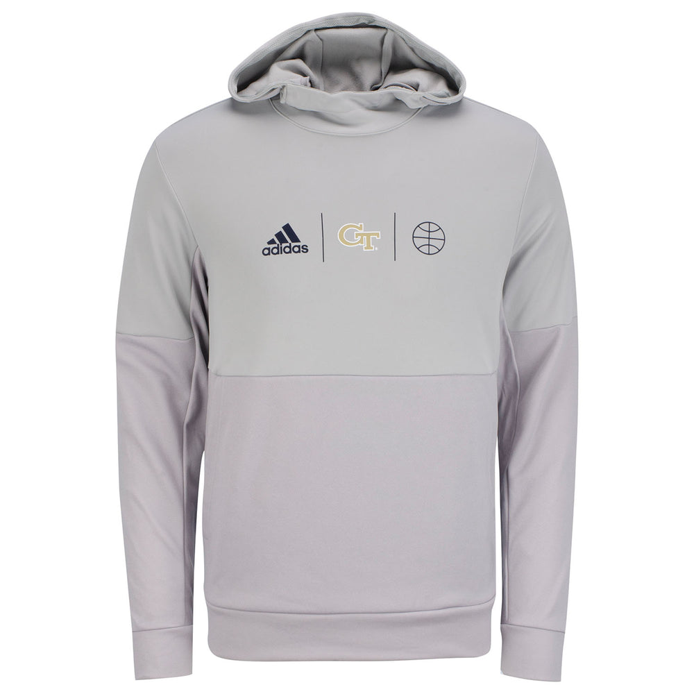 Georgia Tech Adidas Baseball Icon Short Sleeve Hoodie