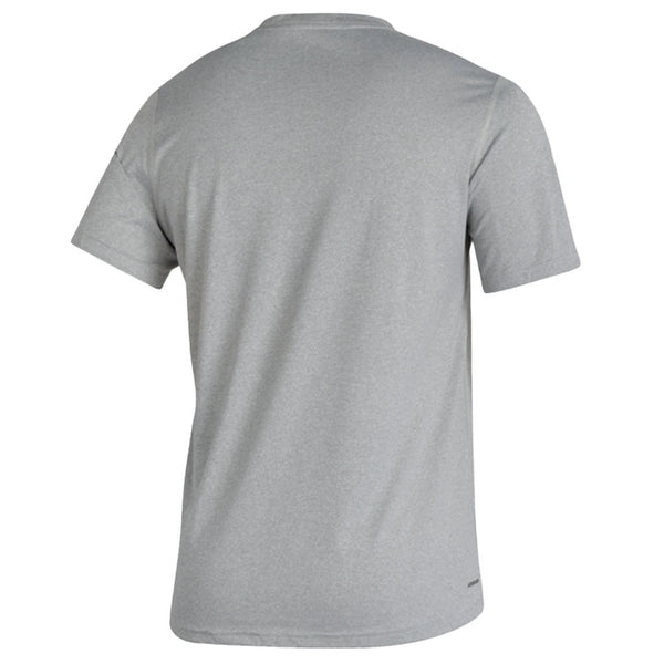 Georgia Tech Adidas Locker Room Creator Grey T-Shirt - Back View