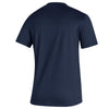Georgia Tech Adidas Repeating Wordmark T-Shirt in Navy - Back View