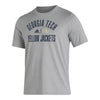 Georgia Tech Yellow Jackets Adidas Stacked Wordmark T-Shirt - Front View