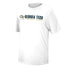 Georgia Tech Yellow Jackets Four Leaf Wordmark T-Shirt in White - Front View