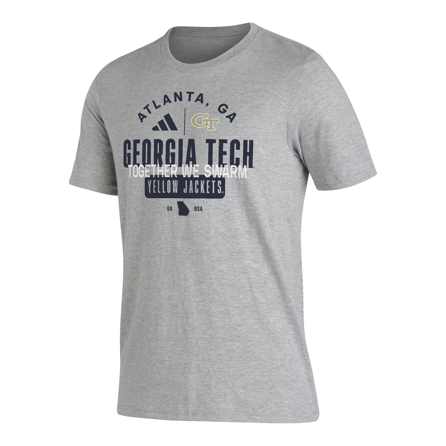 Georgia Tech Yellow Jackets Adidas Hometown T-Shirt - Front View
