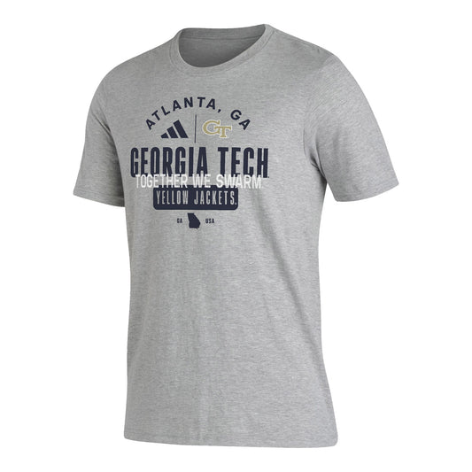 Georgia Tech Yellow Jackets Adidas Hometown T-Shirt - Front View