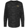 Georgia Tech Celebrates Heroes Long Sleeve T-Shirt in Black - Front View