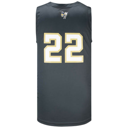 Georgia Tech Adidas Swingman #22 Grey Jersey - Back View