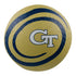Georgia Tech Yellow Jackets Rubber Playground Ball in Navy and Gold - Front View