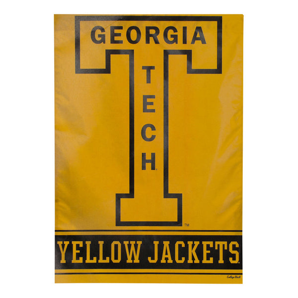 Georgia Tech Yellow Jackets 28x40 Vault Vertical Flag in Yellow