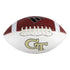 Georgia Tech Adidas Full Size Autograph Football in Brown and White - Front View